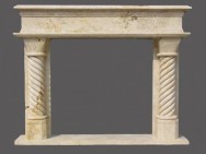 Chimeneas de escultura de mármol-5612